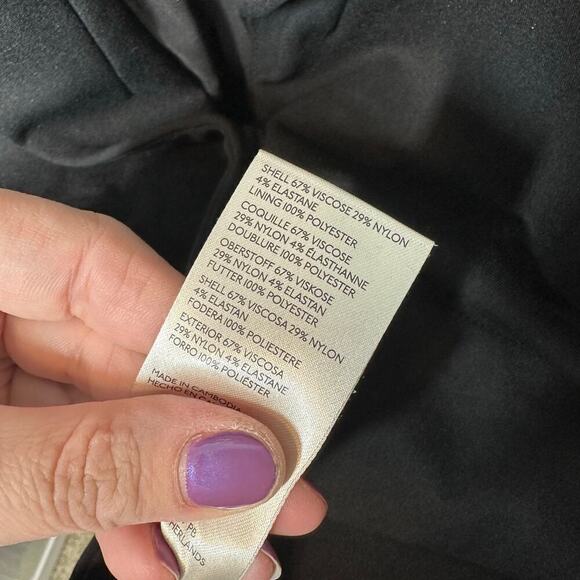 Anthropologie Maeve Shrunken Swing Ponte Jacket Blazer - Picture 7 of 8